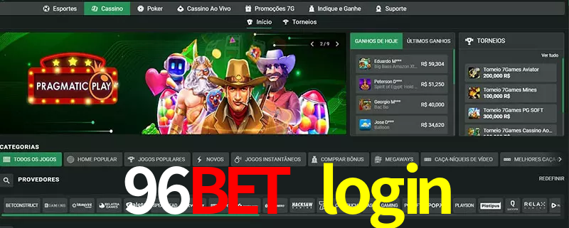 cassino 96bet login